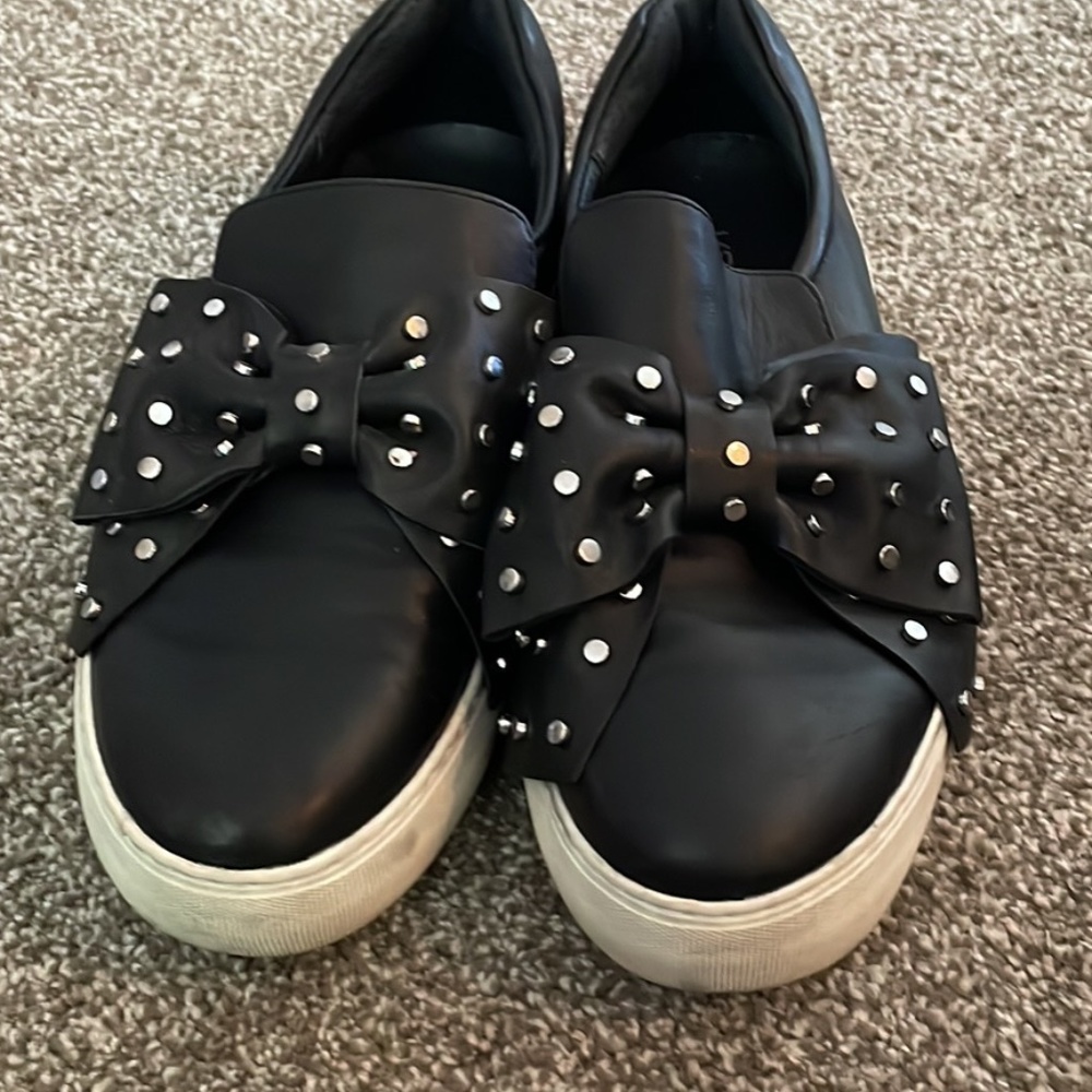 Women's Slip on J slides with Bow